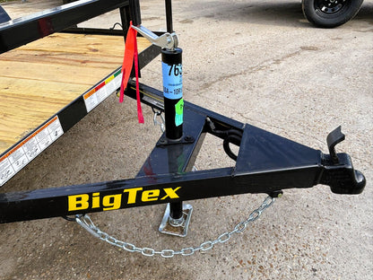 77" x 10' SA Utility Trailer Big Tex #35SA-10R1A-4PBK