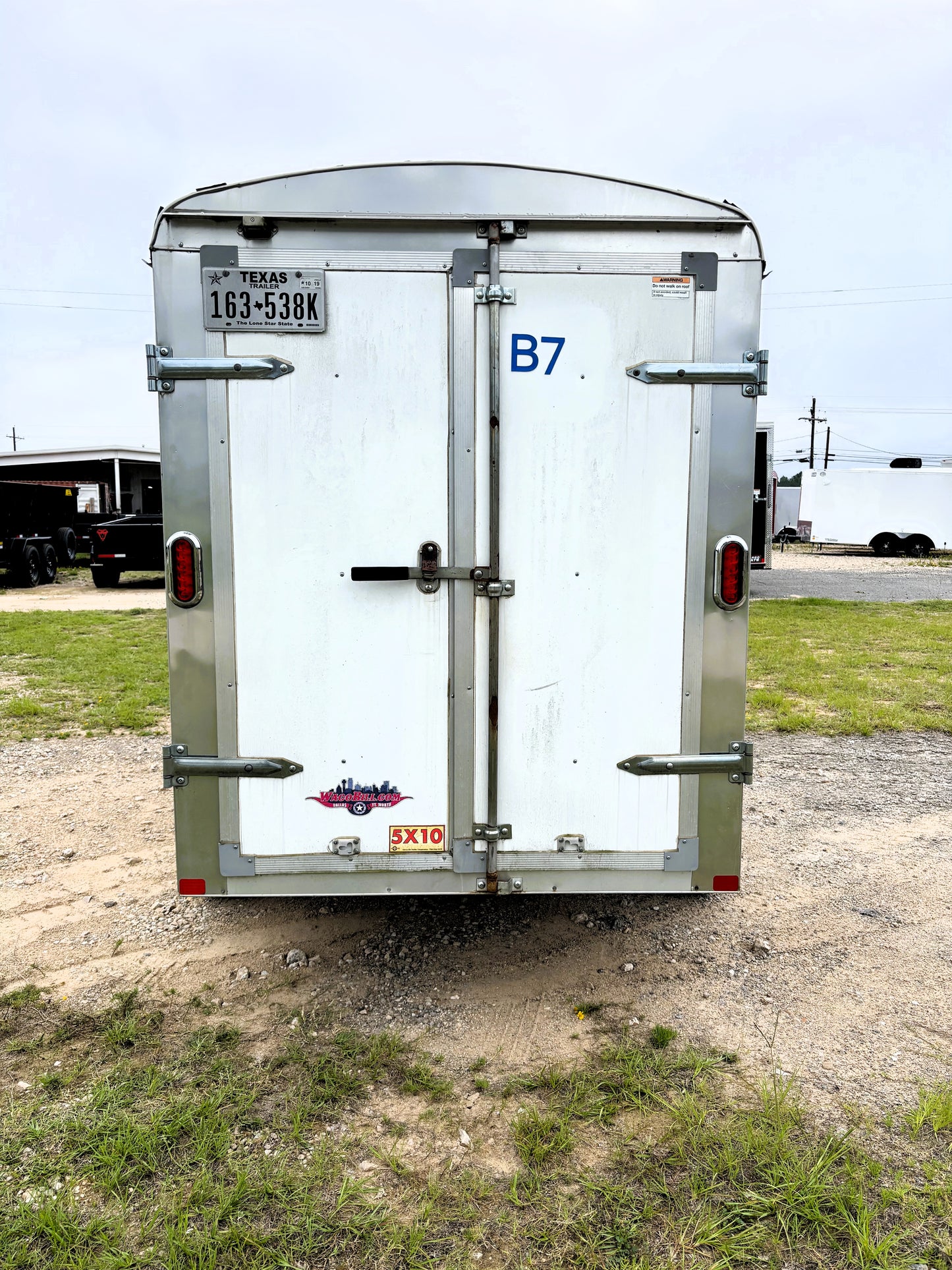 5 x 10' Enclosed Trailer Cargo Mate #60288 - Used