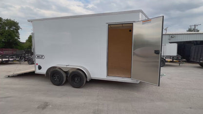 7 x 14' XLT Pro Series Enclosed TA Alcom Cargo Trailer #EZEC7X14XLT-P