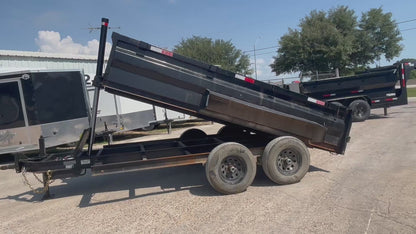 7' x 12' BP Dump Trailer Texoma #77578 - Used