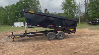 7 X 14' BP Dump Trailer Big Tex #14TD-16C4A-BK