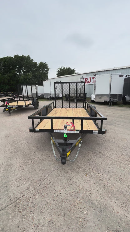 5 x 10' SA Utility Trailer Big Tex #30SA-10R1A-4PBK