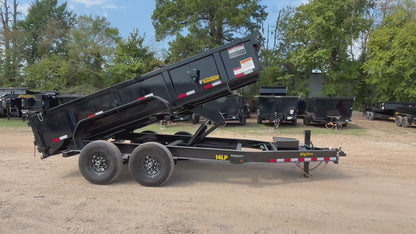 7 x 14' Dump Trailer Big Tex #14LP-14C2A-BK