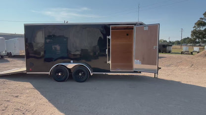 7 x 16' E-Series Enclosed Trailer Cargo Mate #TXLEEH716TA2