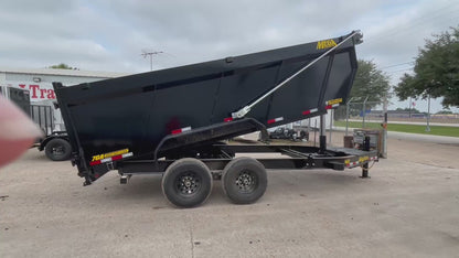 7 X 14' BP Dump Trailer Big Tex #14TD-16C4A-BK