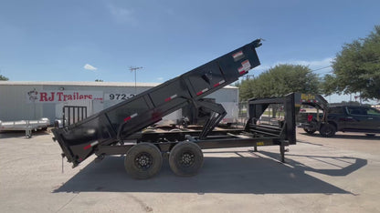 7 x 16' GN Dump Trailer Big Tex #14GX-16BK6SIRDP