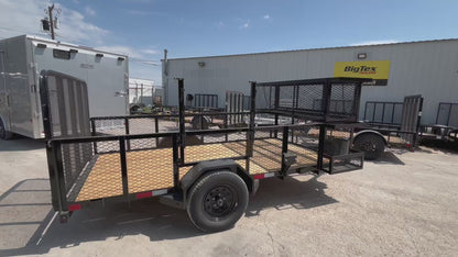 77 x 12' Landscape Trailer Delco #L212
