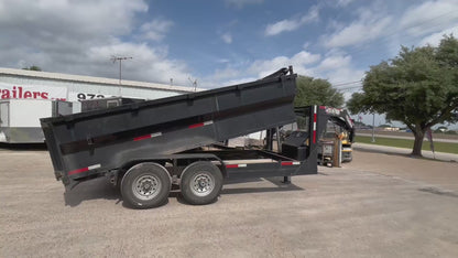 7 x 14' GN Dump Trailer Texas Pride #28790 - Used