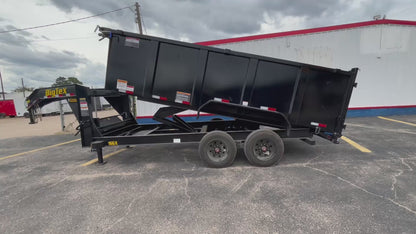 7 x 16' GN Dump Trailer Big Tex #16GX-16BK6-P4
