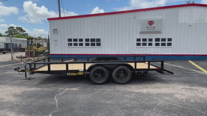 83" x 16' TA Utility Trailer Big Tex #70PI-16R1A-4PBK
