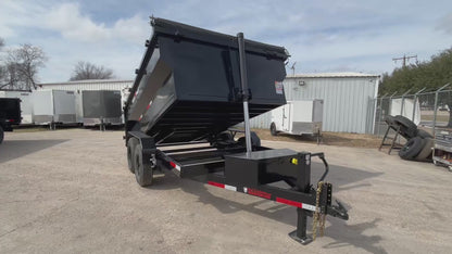 7 x 12' BP Dump Trailer Texas Pride #DT-7123-14KBP