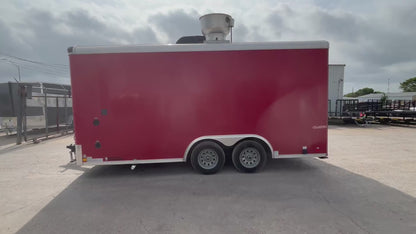 8.5 x 16' Concession Trailer Cargo Mate #91246 - Used