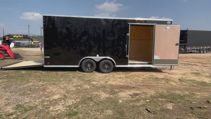 8.5 x 20' E-Series Enclosed Trailer Cargo Mate #TXEHW8.520TA2