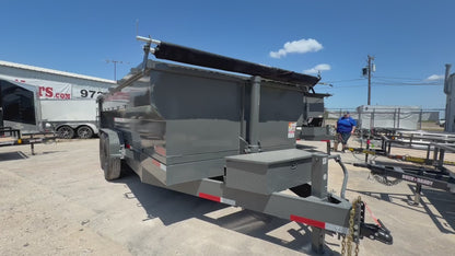 7 x 16' Dump Trailer Texas Pride #DT-7163-16KBP