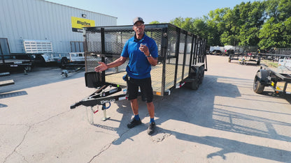 83 x 16' Landscape Trailer Delco #L616