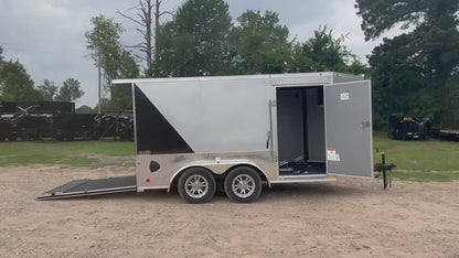 7 x 12' Low Hauler Motorcycle Trailer Cargo Mate #TXBL712TA2