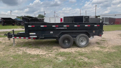 7' x 14' Dump Trailer Platinum Star #14362 - Used