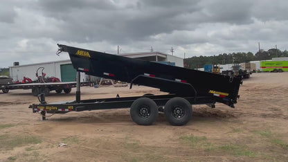 7 X 16' BP Dump Trailer Big Tex #14TD-16C2A-BK