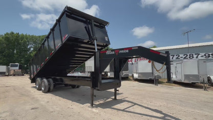 8 x 20' GN Dump Trailer Texas Pride #DT-8204-26KGN
