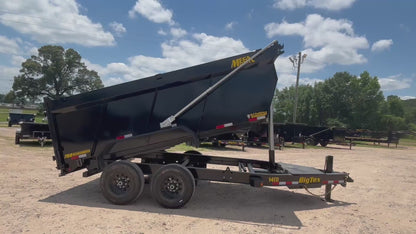 7 x 14' BP Dump Trailer Big Tex #14TD-14C4A-XBK