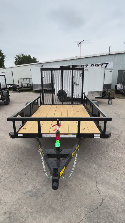 5 x 8' SA Utility Trailer Big Tex #30SA-08R1A-4PBK