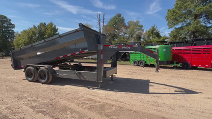 7 x 16' GN Dump Trailer Texas Pride #DT-7163-16KGN