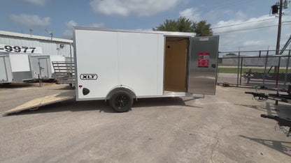 6 x 12SA XLT Pro Series Enclosed Alcom Cargo Trailer #EZEC6X12SAXLT-P