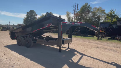 7 x 14' GN Dump Trailer Texas Pride #DT-7142-14KGN