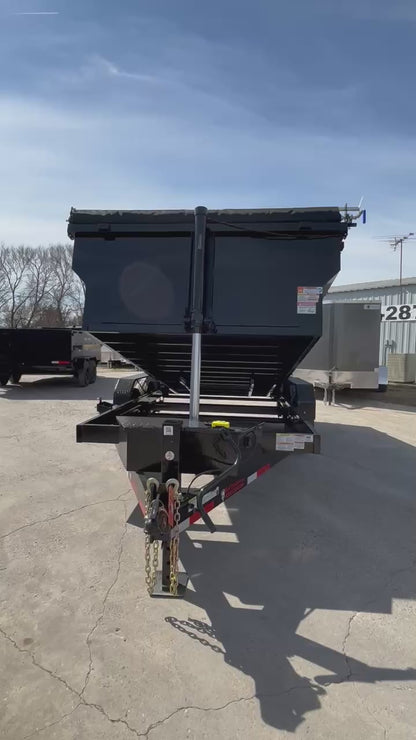 7 x 14' BP Dump Trailer Texas Pride #DT-7143-14KBP