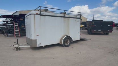 6 x 12' CM Steel Cargo SA #08201 USED