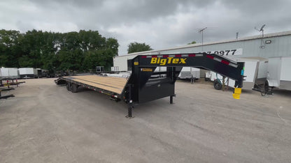 102 x 30' (25 + 5) GN Trailer Big Tex #16GN-30D5A-MRBK